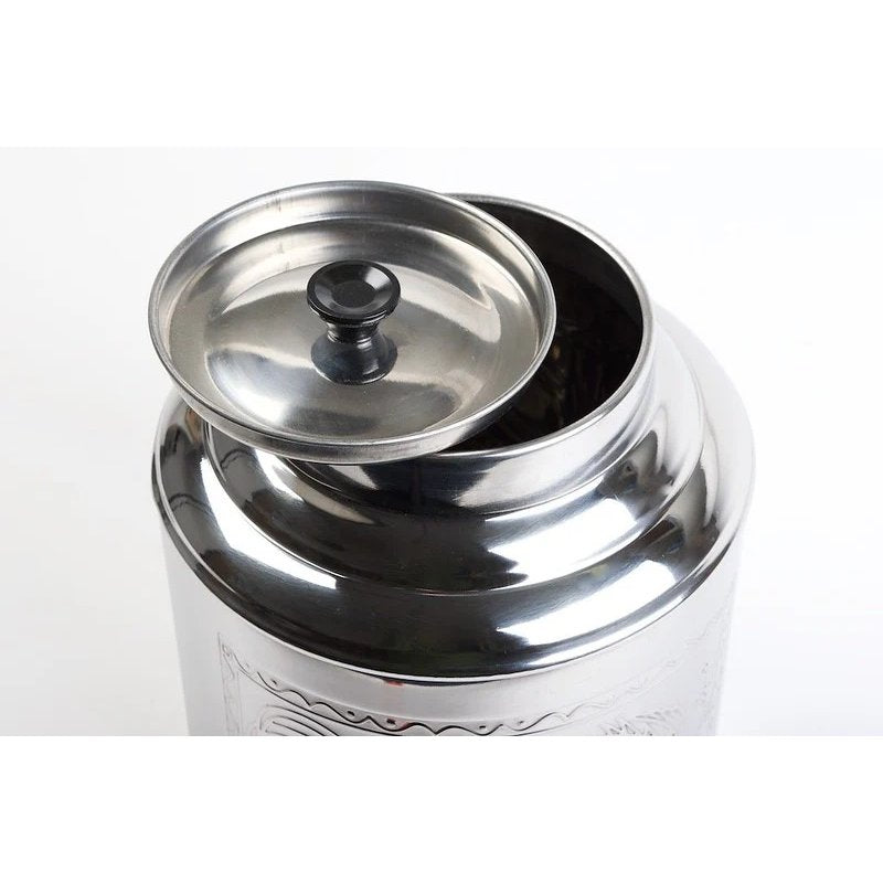 Bote de té de acero inoxidable J2