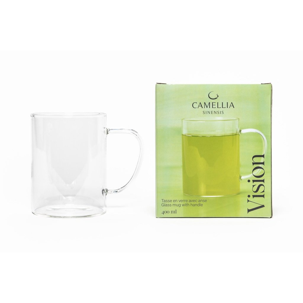 Glass Mug With Handle - Vision