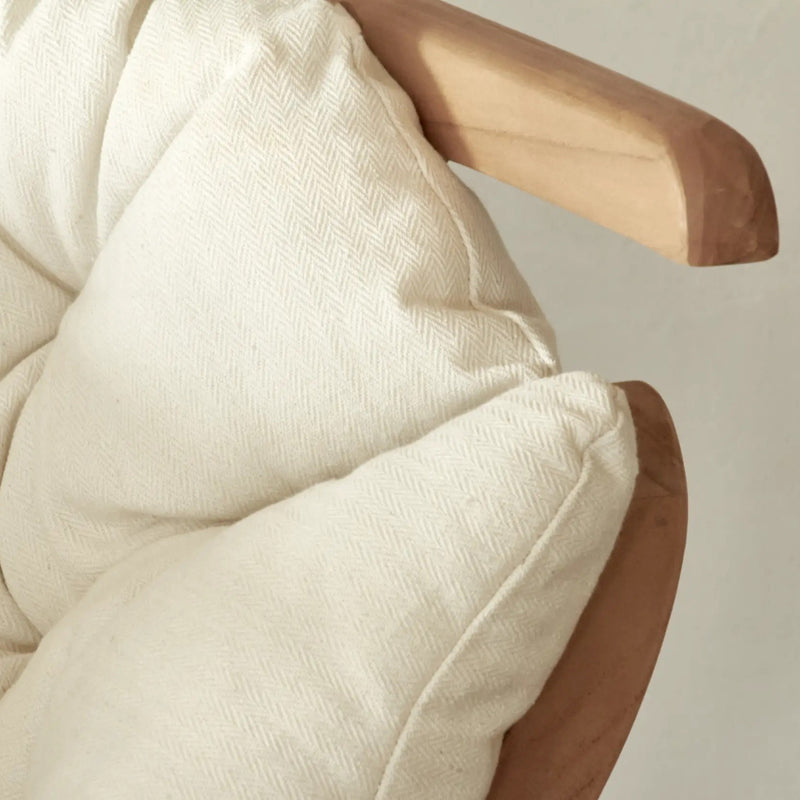 Chaise Shell en teck