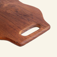 Teak Wood Cutting Board With Handle