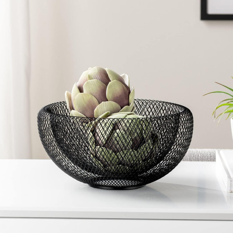 Double Wall Wire Mesh Metal Decorative Bowl