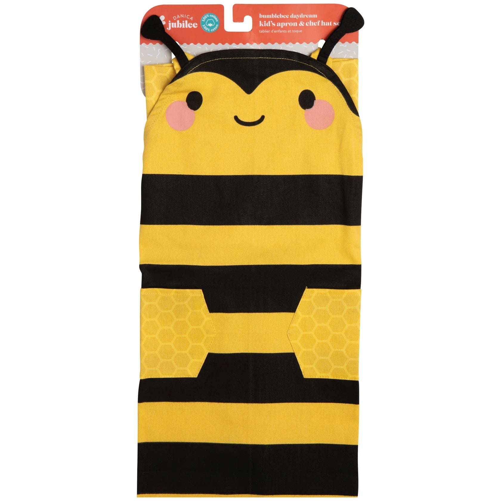 Bumblebee Kid's Apron & Hat Set