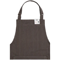 Granite Gray Pinstripe Chef Apron