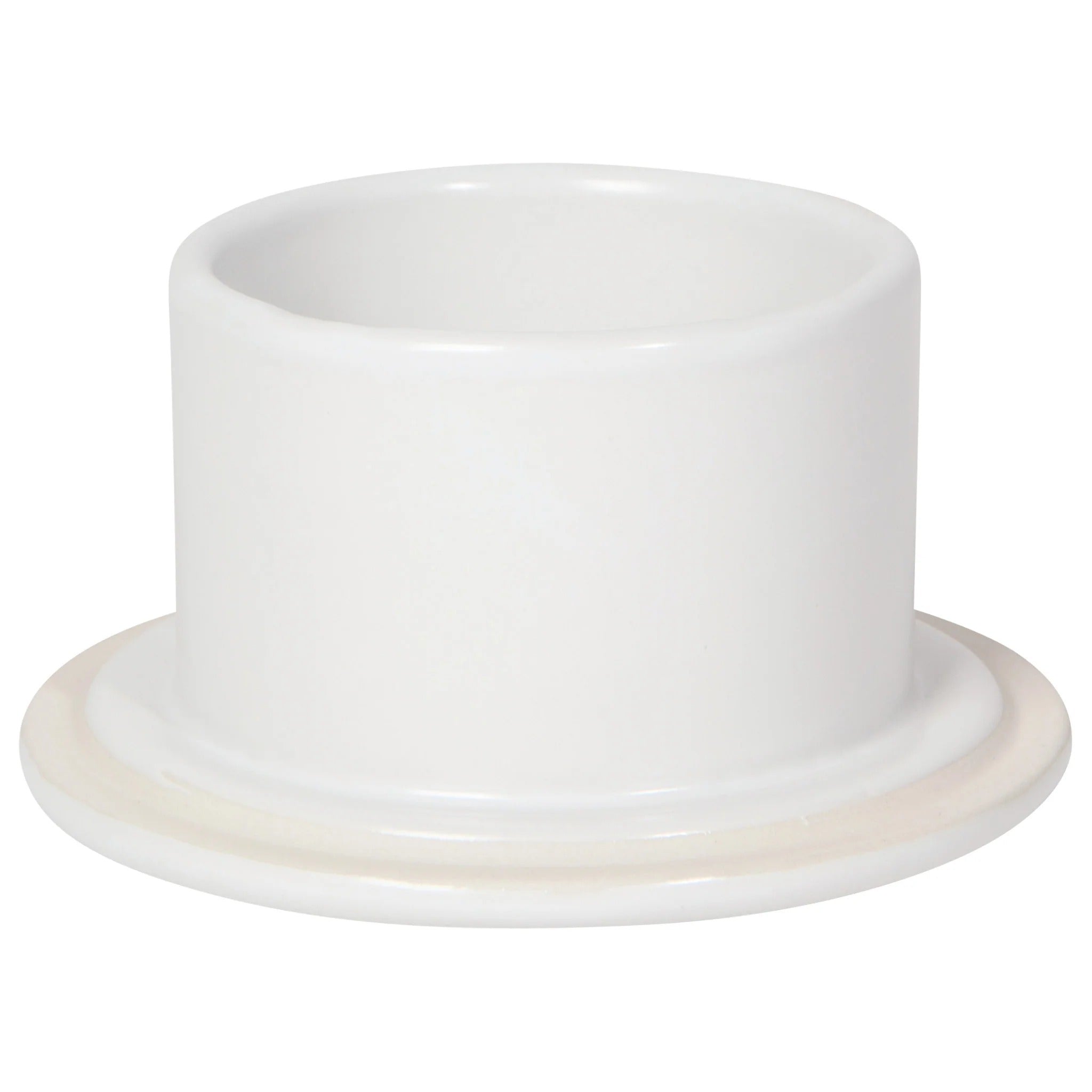 Matte White Butter Crock