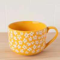 Taza de café con leche Full Bloom de 680 ml