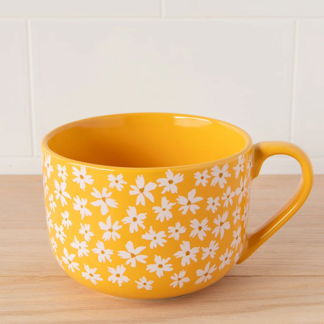 Taza de café con leche Full Bloom de 680 ml
