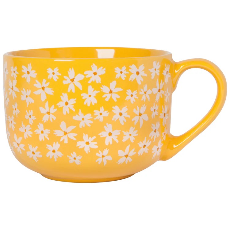 Taza de café con leche Full Bloom de 680 ml