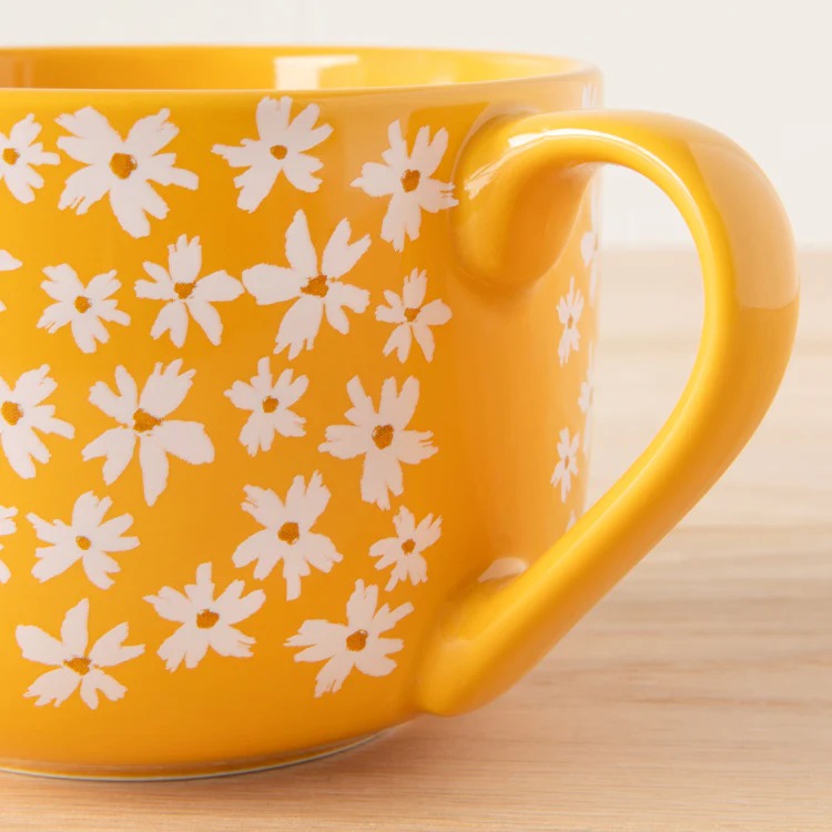 Taza de café con leche Full Bloom de 680 ml