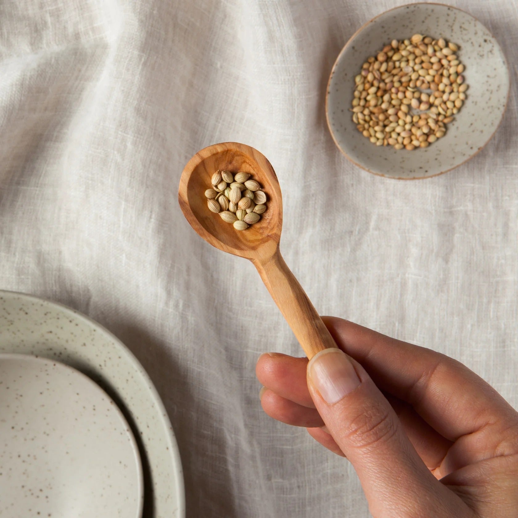 Olive Wood Small Spoon