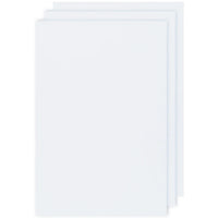 Torchon de cuisine blanc en coton, lot de 3