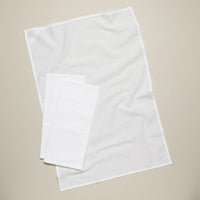 Torchon de cuisine blanc en coton, lot de 3