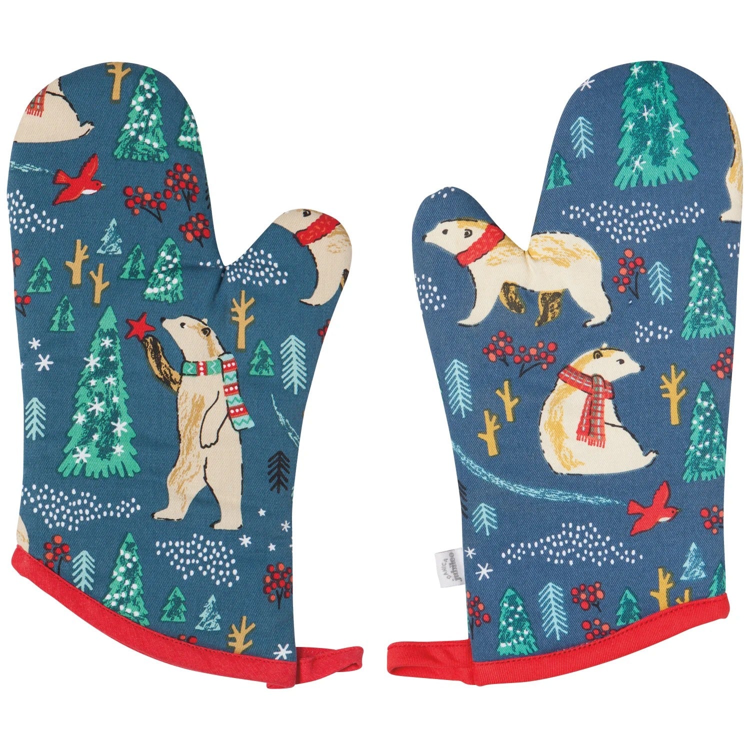 Gants de cuisine Winter Wonderland - Lot de 2