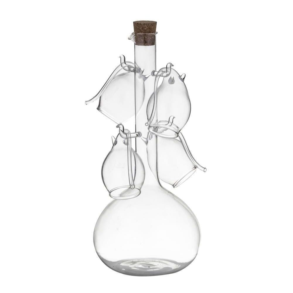 5-Piece Port Flask & Sippers Set
