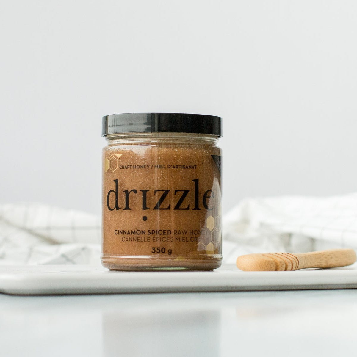 Cinnamon Spiced Raw Honey 350g