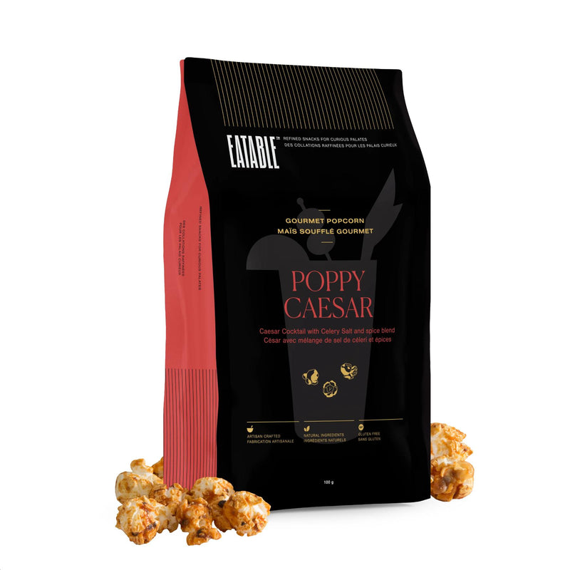 Poppy Caesar - Popcorn Gourmand Infusé au Cocktail César 100g