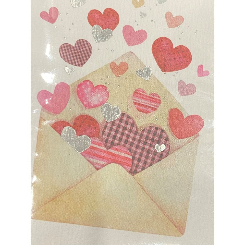 Mini Greeting Card - Hearts in Envelope