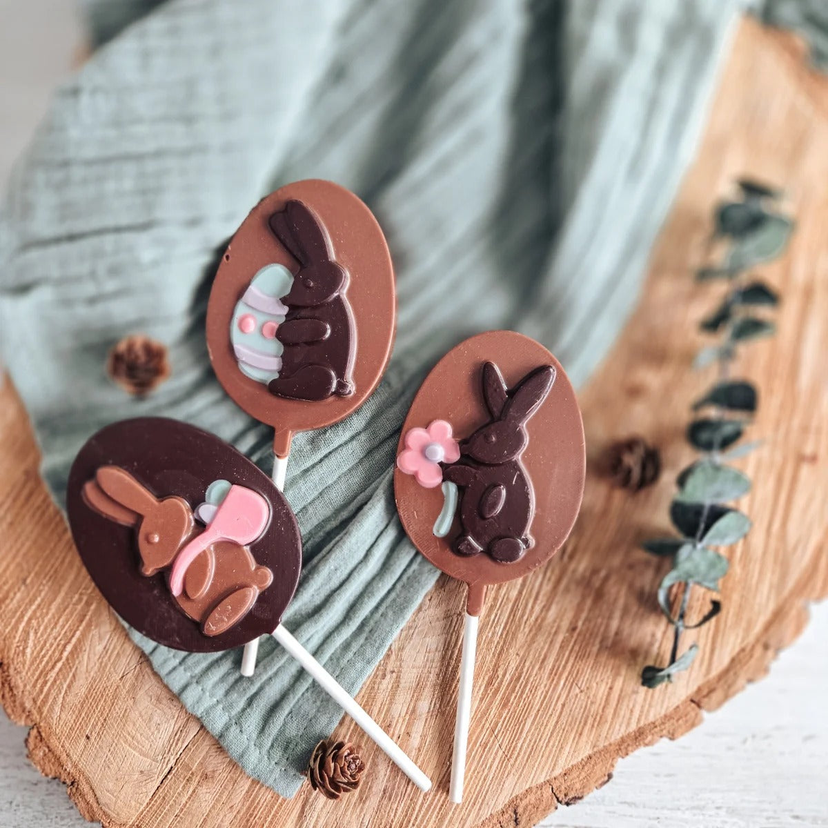 Pirulí de chocolate con leche de Pascua 30g