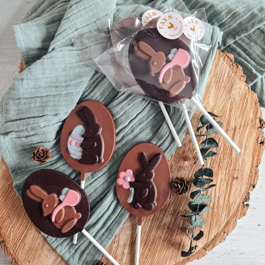 Pirulí de chocolate con leche de Pascua 30g