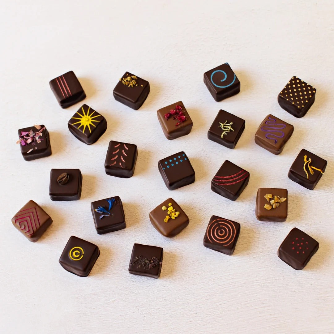 Box of 6 Chocolates - Artisanal Fine Chocolates Gift Box Set