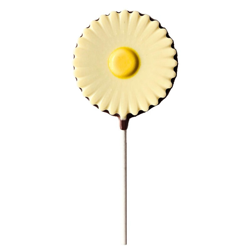Artisanal Milk Chocolate Flower Lollipop 25g