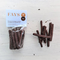 Naranjas Confitadas Cubiertas de Chocolate Negro 60g