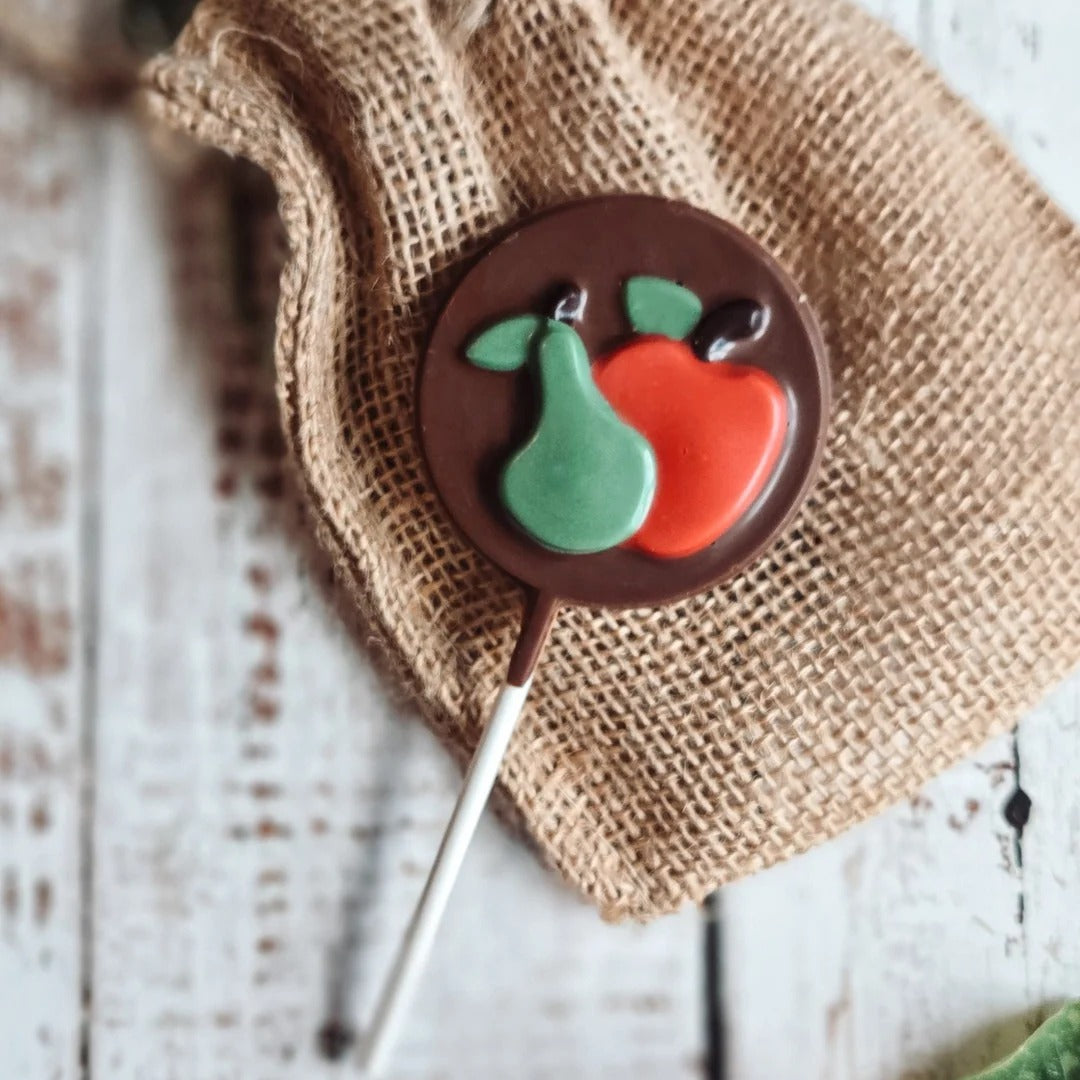 Artisanal Milk Chocolate Fall Harvest Lollipop 25g