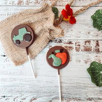 Artisanal Milk Chocolate Fall Harvest Lollipop 25g