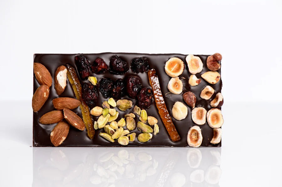 Fruit and Nut Dark Chocolate Bar 100g