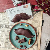 Moustache Dark Chocolate with Whiskey Caramel 50g