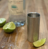 Double Shot Glass in Stainless Steel