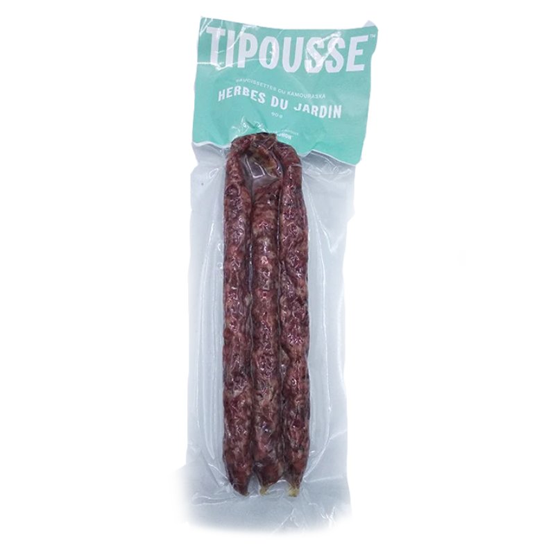 Tipousse Artisanal Dry Sausage - Garden Herbs 90g