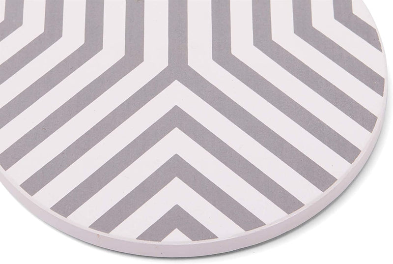 Set of 6 Absorbent Stoneware Coasters
