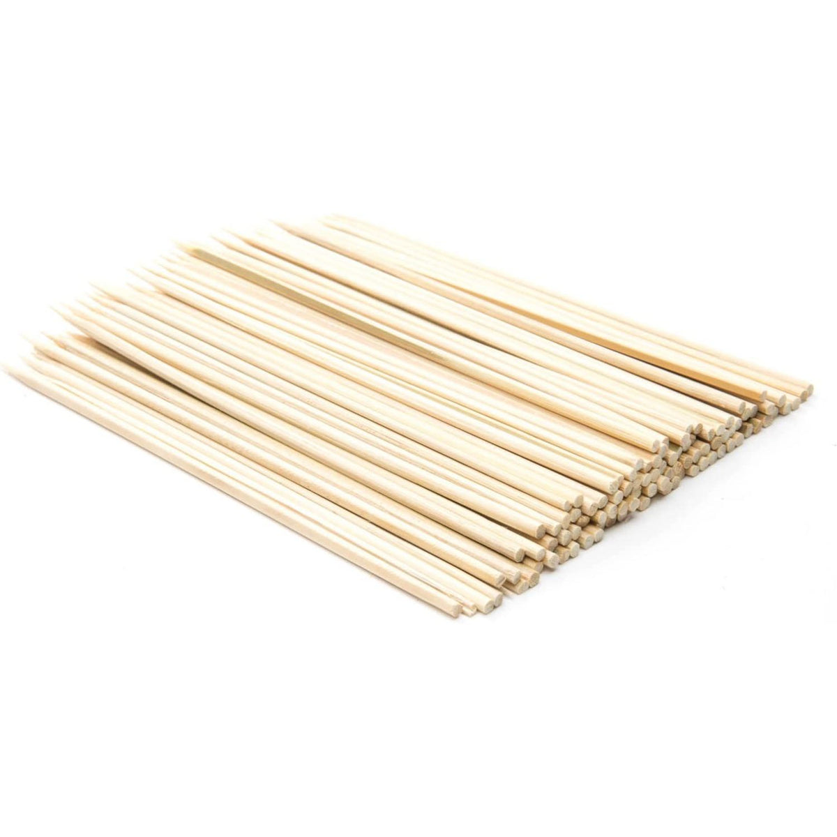 6-Inch Bamboo Wood Skewers - Pack of 100
