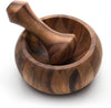 Acacia Wood Mortar and Pestle - AS IS