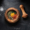 Acacia Wood Mortar and Pestle - AS IS