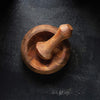 Acacia Wood Mortar and Pestle - AS IS