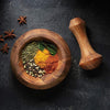 Acacia Wood Mortar and Pestle - AS IS