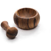 Acacia Wood Mortar and Pestle - AS IS