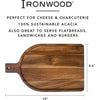 Wide Acacia Wood Charcuterie Shovel