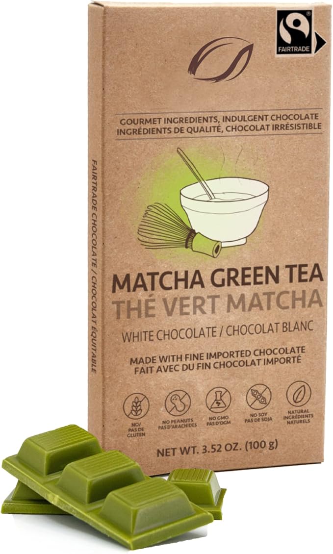 Chocolat blanc au thé vert matcha 100 g