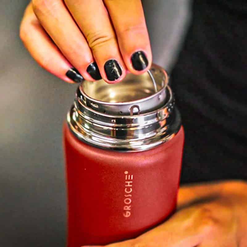 OASIS Infuser Water Bottle - Flame Red