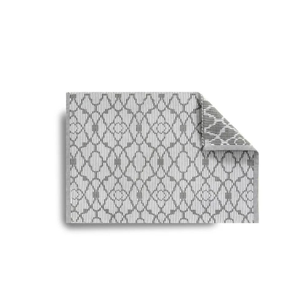 Moroccan Tile Cotton Placemat Grey