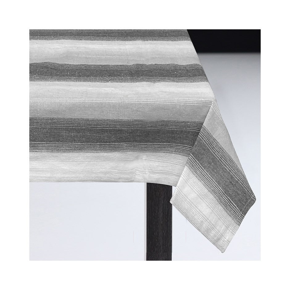 Mantel de rayas Sera - Gris 60" x 120"