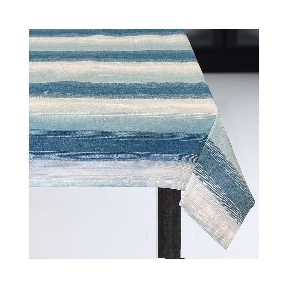 Mantel de rayas Sera - Azul 60" x 120"