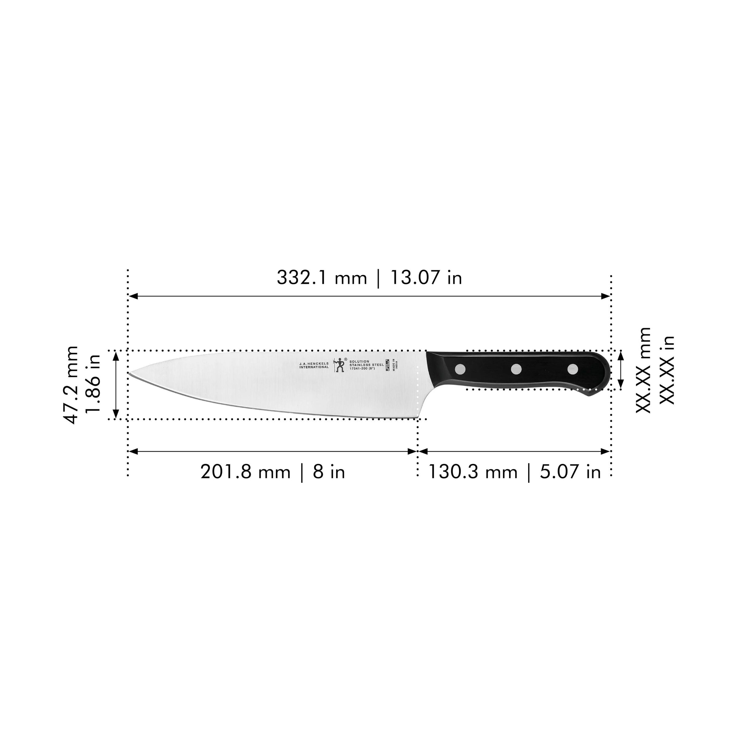 Fine Edge Solution Chef's Knife 8"