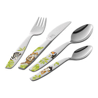 Jungle 4 Piece Children's Flatware Set