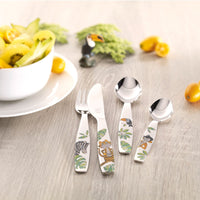 Jungle 4 Piece Children's Flatware Set