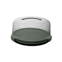 Cake & Cupcake Carrier with Reversible Base - Forest Green