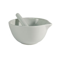 Porcelain Mortar & Pestle Set with Pouring Spout 400ml