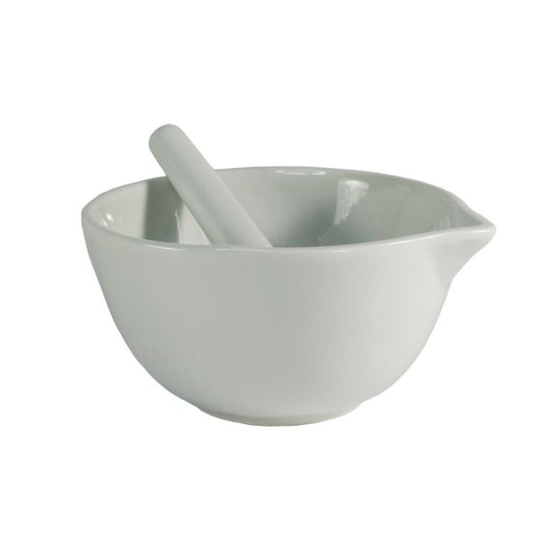 Porcelain Mortar & Pestle Set with Pouring Spout 400ml